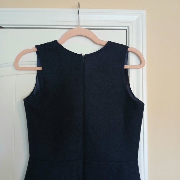 coco Wool Navy Pinafore Dress - Picture 5 of 5
